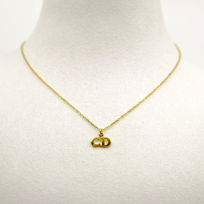 Christian Dior Mini Logo Reworked Necklace