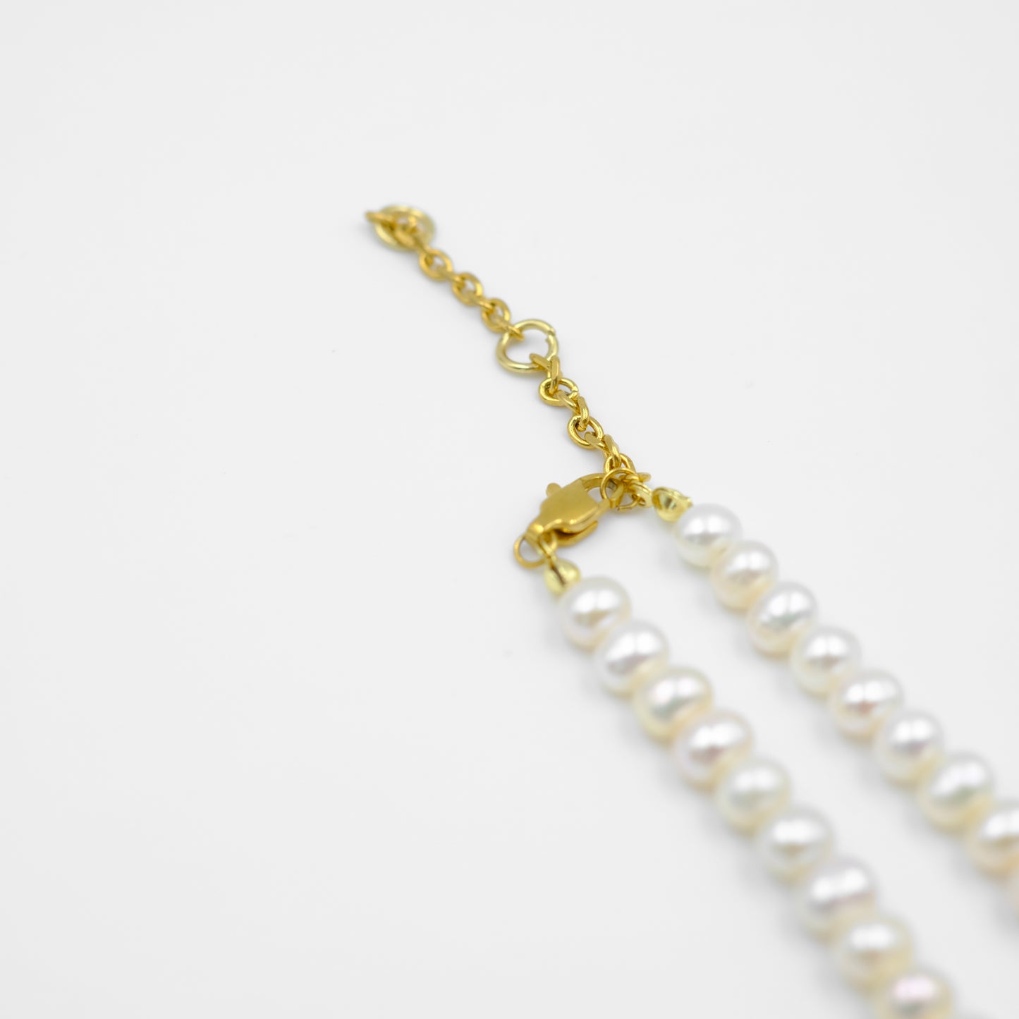 Christian Dior Logo Pearl Reworked Choker