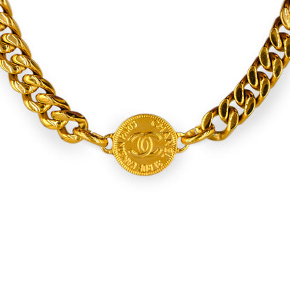 PREORDER Chanel CC Logo Coin Reworked Choker