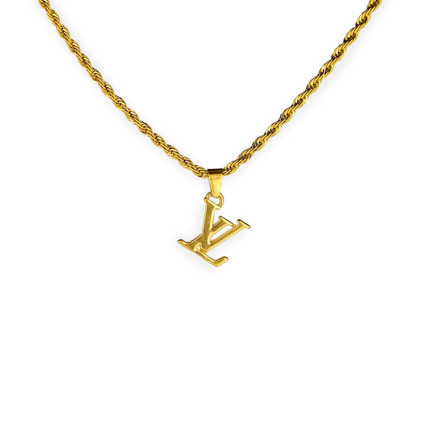 Louis Vuitton Logo Reworked Necklace