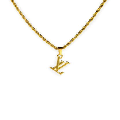 Louis Vuitton Logo Reworked Necklace