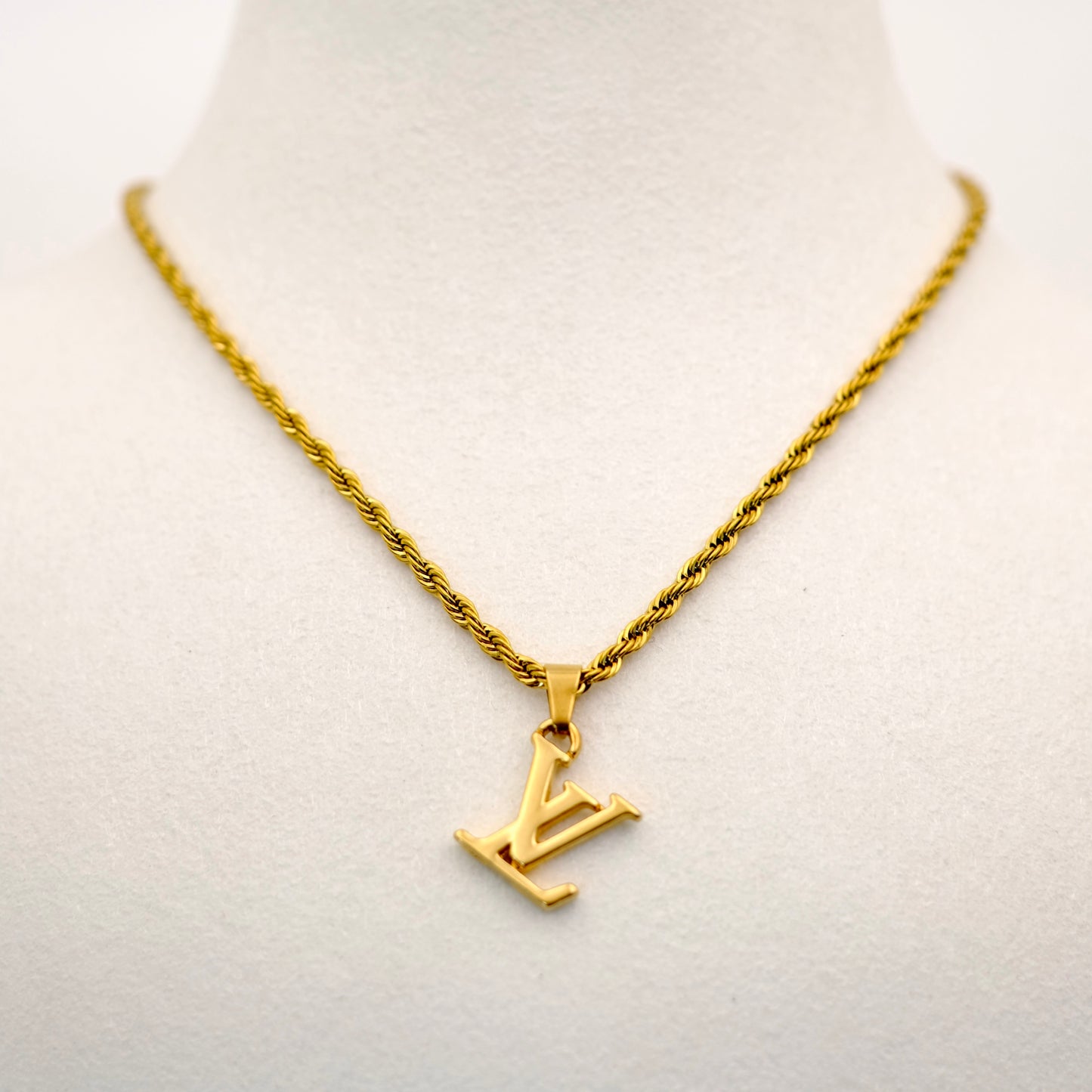 Louis Vuitton Logo Reworked Necklace