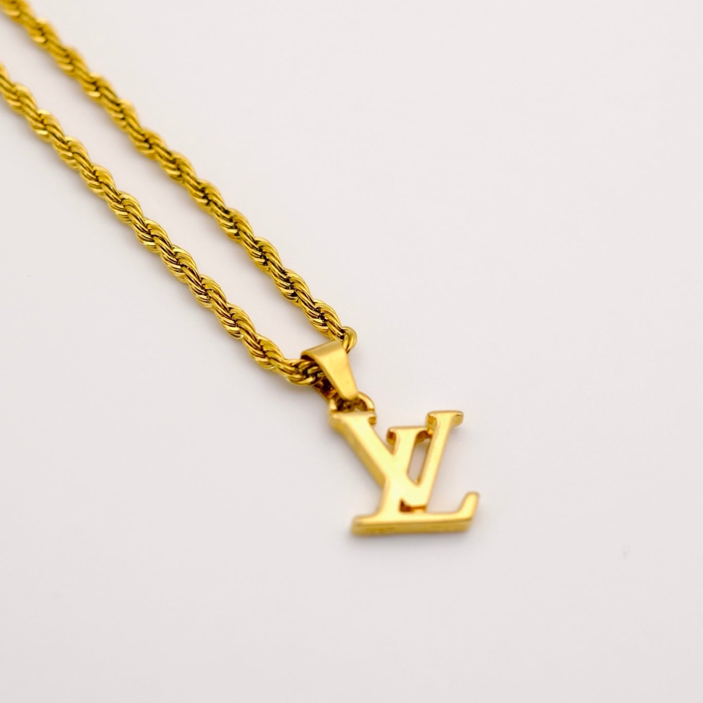 Louis Vuitton Logo Reworked Necklace