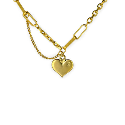 Louis Vuitton Heart Reworked Necklace