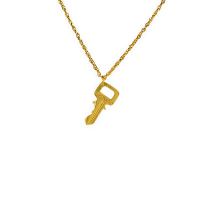 Louis Vuitton Key Pendant Reworked Necklace