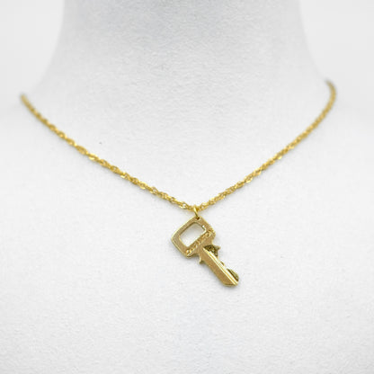 Louis Vuitton Key Pendant Reworked Necklace