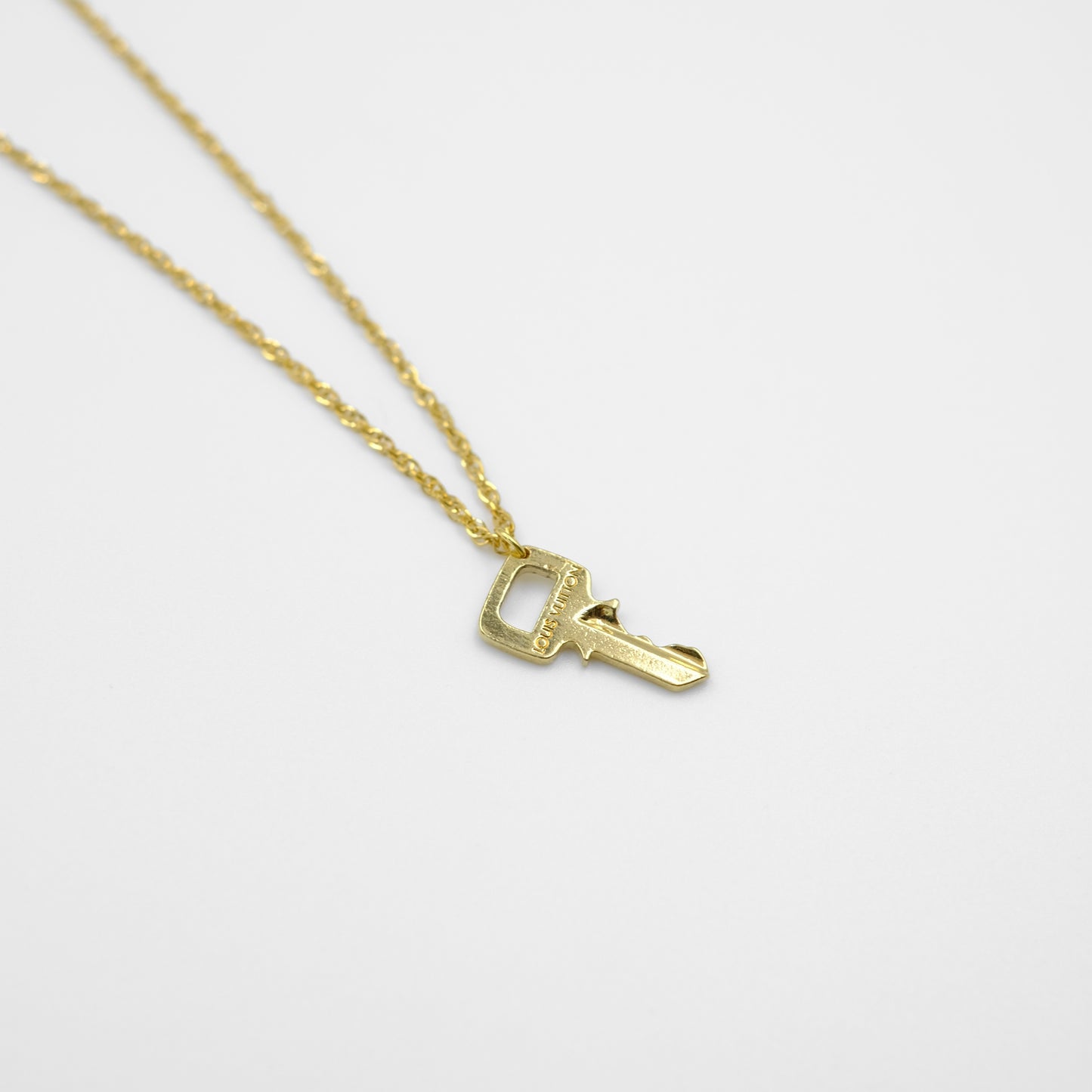 Louis Vuitton Key Pendant Reworked Necklace