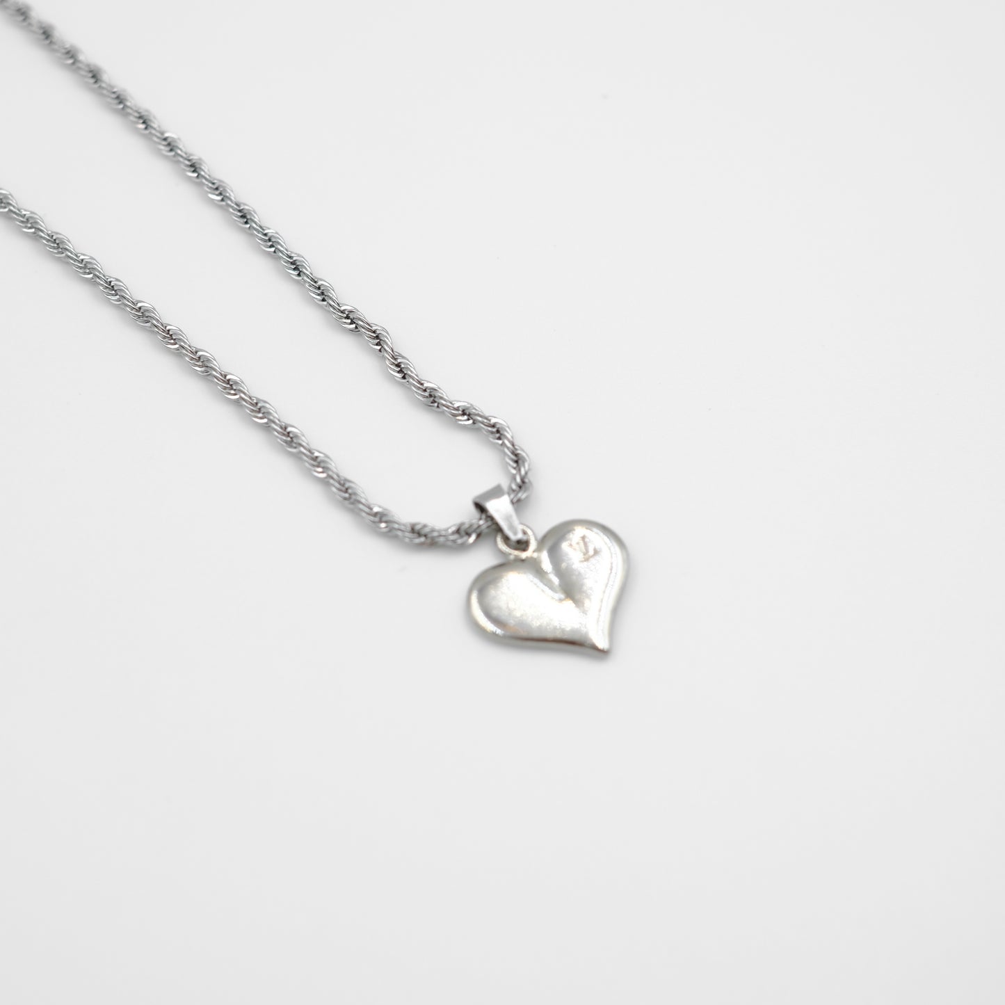 Louis Vuitton Heart Pendant Reworked Necklace