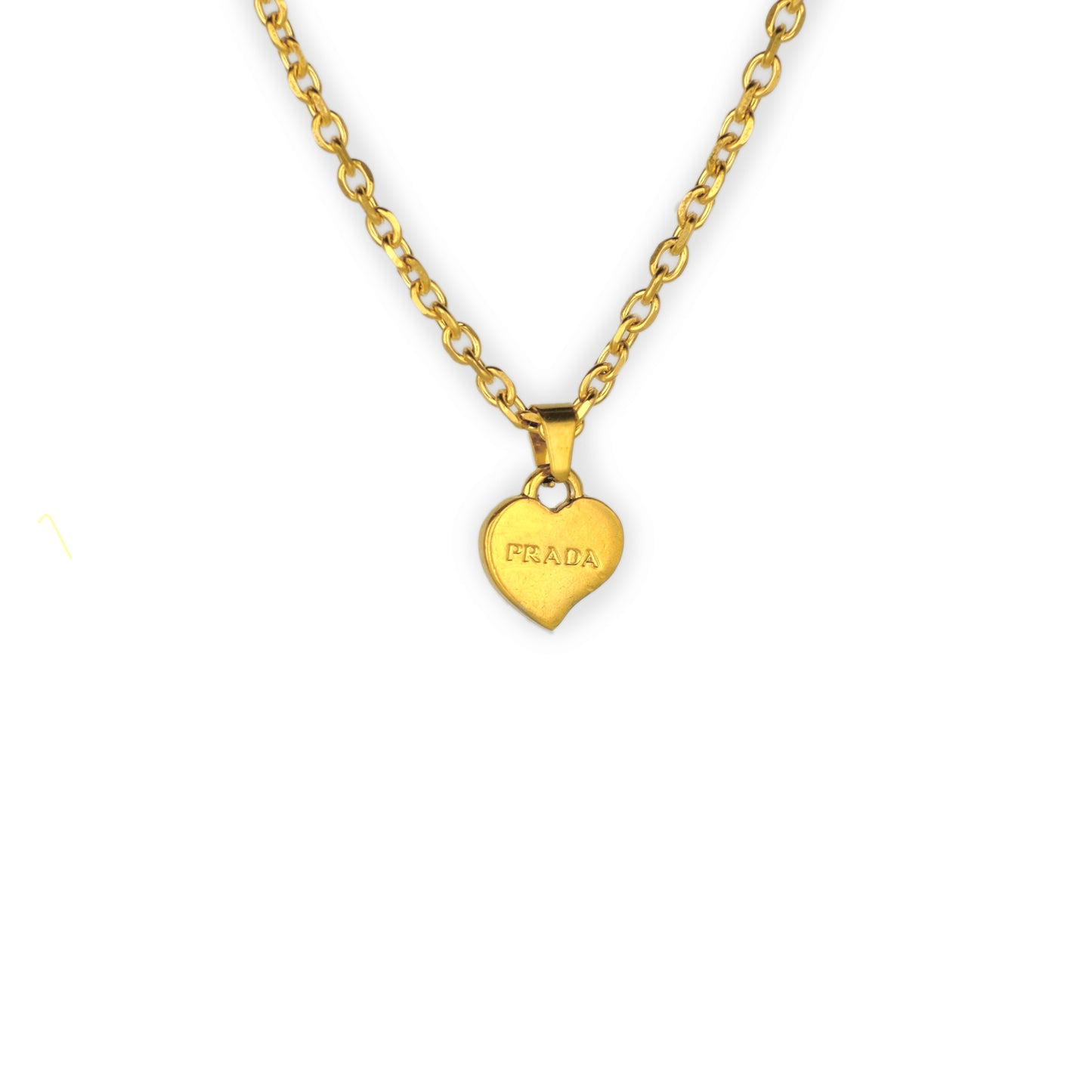 Prada Heart Reworked Necklace