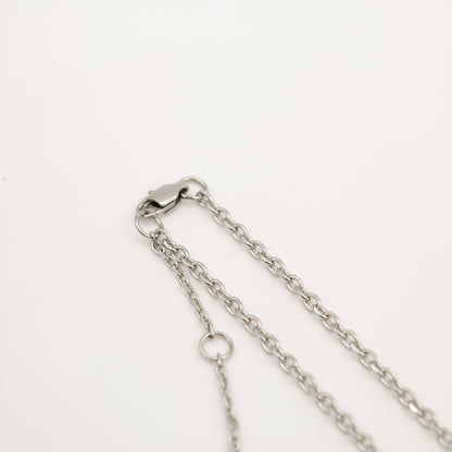 Prada Logo Tag Reworked Necklace